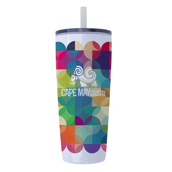 Koozie® Built-in Straw Vacuum Tumbler - 30 oz. - Koozie® Built-in Straw Vacuum Tumbler - 30 oz. - Image 6 of 7