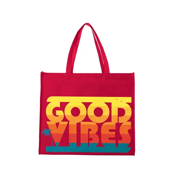 Universal Source® Laminated Non-Woven Landscape Tote - Universal Source® Laminated Non-Woven Landscape Tote - Image 8 of 8