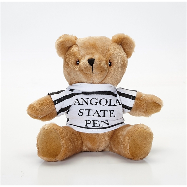 Custom 7" State Penitentiary Bear Stuffed Animal Plush Toy
