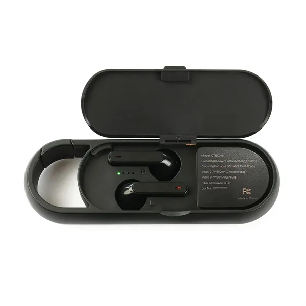 Sync Truly Wireless Earbuds and Bluetooth® Speaker Set - Sync Truly Wireless Earbuds and Bluetooth® Speaker Set - Image 11 of 28