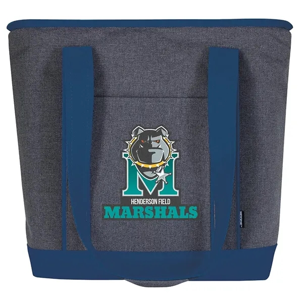 Koozie® Two-Tone Lunch-Time Cooler Tote - Koozie® Two-Tone Lunch-Time Cooler Tote - Image 3 of 5