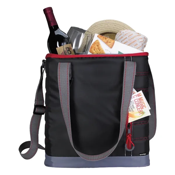 Koozie® Quilted Cooler Tote - Koozie® Quilted Cooler Tote - Image 2 of 4