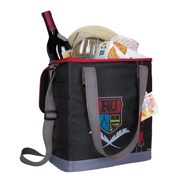 Koozie® Quilted Cooler Tote - Koozie® Quilted Cooler Tote - Image 4 of 4