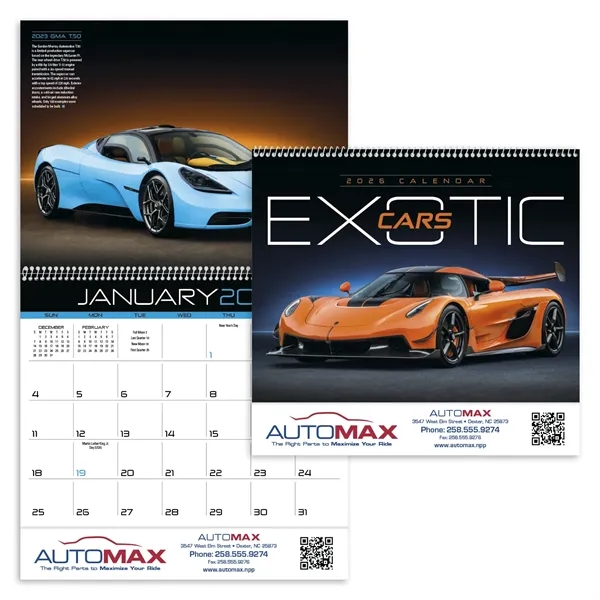 Triumph® Calendars Exotic Cars Calendar - Triumph® Calendars Exotic Cars Calendar - Image 0 of 12