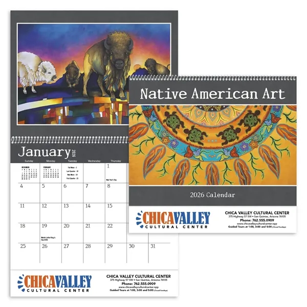 Triumph® Calendars Native American Art Calendar - Triumph® Calendars Native American Art Calendar - Image 1 of 12