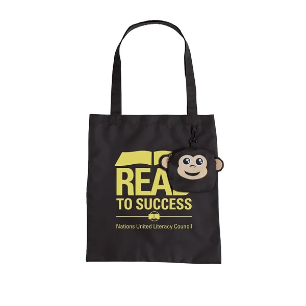 Paws N Claws® Foldable Tote with Hanging Pouch - Paws N Claws® Foldable Tote with Hanging Pouch - Image 1 of 6