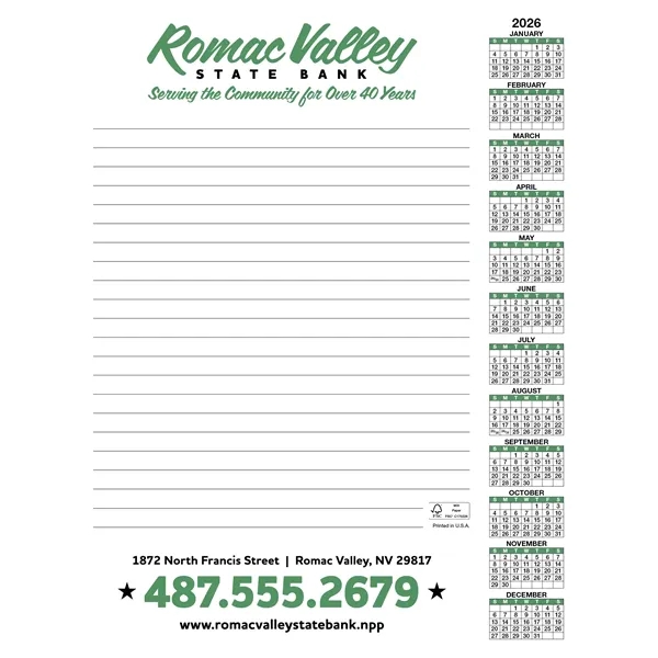 Skinner & Kennedy™ Scratch Pad Calendar - Skinner & Kennedy™ Scratch Pad Calendar - Image 12 of 21