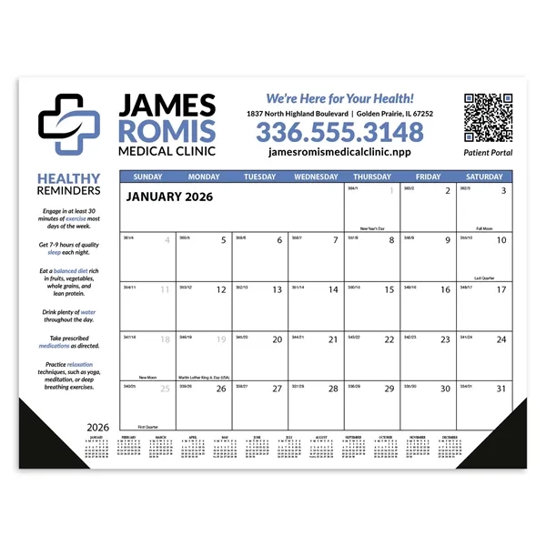Skinner & Kennedy™ Desk Pad Calendar - Skinner & Kennedy™ Desk Pad Calendar - Image 3 of 6