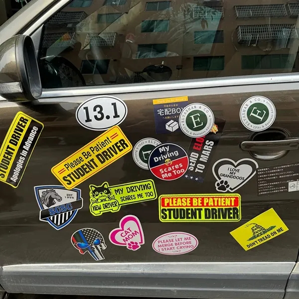 Customized Magnetic Car Stickers - Customized Magnetic Car Stickers - Image 1 of 2