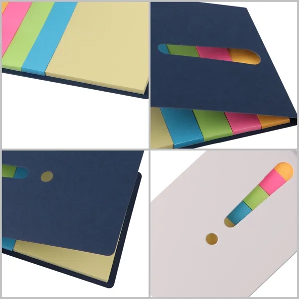 4.1" Colorful Sticky Notes Memo Pads W/ Paper Cover - 4.1" Colorful Sticky Notes Memo Pads W/ Paper Cover - Image 2 of 2