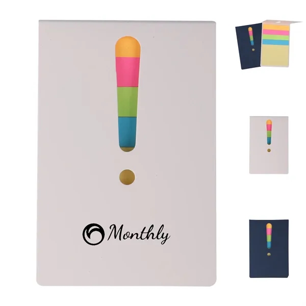 4.1" Colorful Sticky Notes Memo Pads W/ Paper Cover
