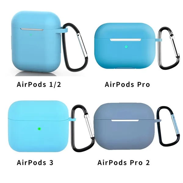 Wireless Earphones Protection Case Cover With Keychain - Wireless Earphones Protection Case Cover With Keychain - Image 4 of 4