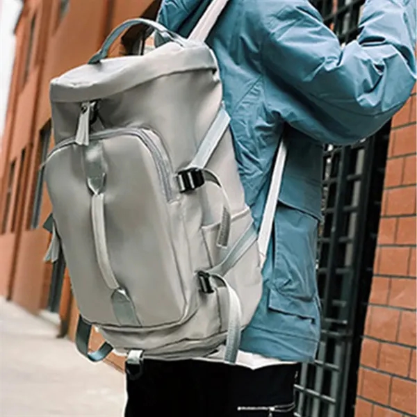 Waterproof Sports Bag With Separate Shoe Compartment - Waterproof Sports Bag With Separate Shoe Compartment - Image 6 of 6