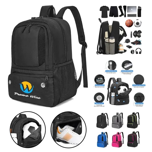 Odor-Proof Waterproof Lining Breathable Football Gear Bag - Odor-Proof Waterproof Lining Breathable Football Gear Bag - Image 0 of 13