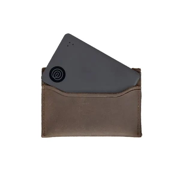 New Tile Slim with Full Grain Leather Card Holder - New Tile Slim with Full Grain Leather Card Holder - Image 0 of 4