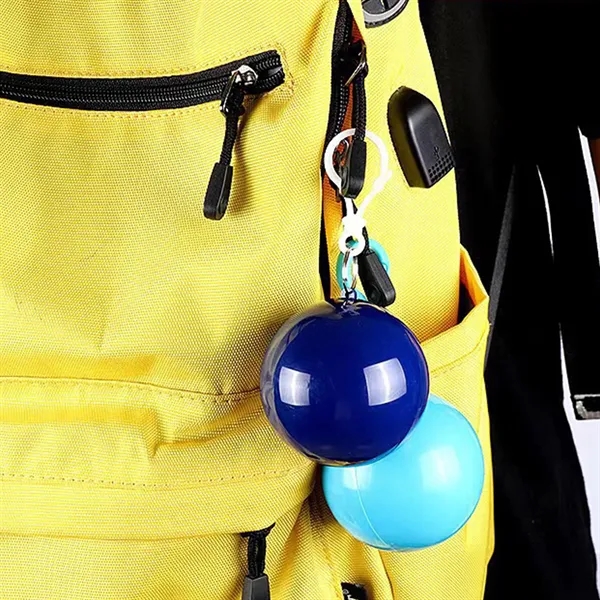 Unique spherical compression disposable emergency raincoat - Unique spherical compression disposable emergency raincoat - Image 2 of 2