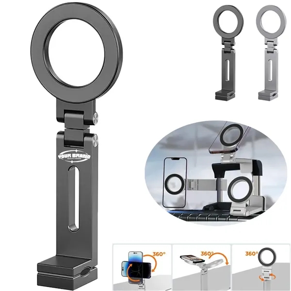 Ultra-Light Adjustable Foldable Magnetic Mobile Phone Holder - Ultra-Light Adjustable Foldable Magnetic Mobile Phone Holder - Image 0 of 5