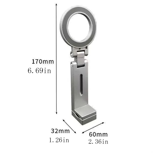 Ultra-Light Adjustable Foldable Magnetic Mobile Phone Holder - Ultra-Light Adjustable Foldable Magnetic Mobile Phone Holder - Image 1 of 5