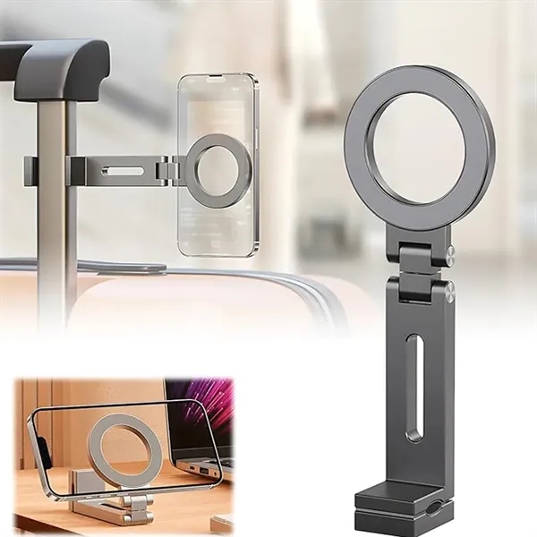 Ultra-Light Adjustable Foldable Magnetic Mobile Phone Holder - Ultra-Light Adjustable Foldable Magnetic Mobile Phone Holder - Image 2 of 5