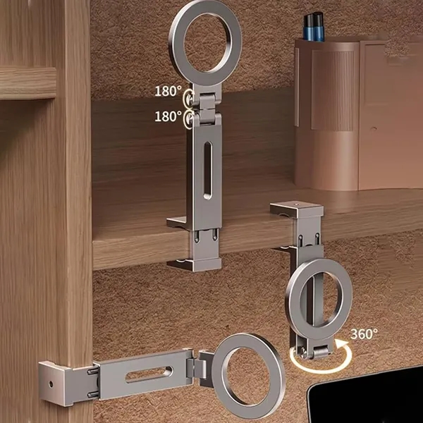 Ultra-Light Adjustable Foldable Magnetic Mobile Phone Holder - Ultra-Light Adjustable Foldable Magnetic Mobile Phone Holder - Image 4 of 5