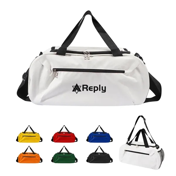 600D Oxford Travel Duffle Bag w/ Shoulder Strap & Handles - 600D Oxford Travel Duffle Bag w/ Shoulder Strap & Handles - Image 0 of 3