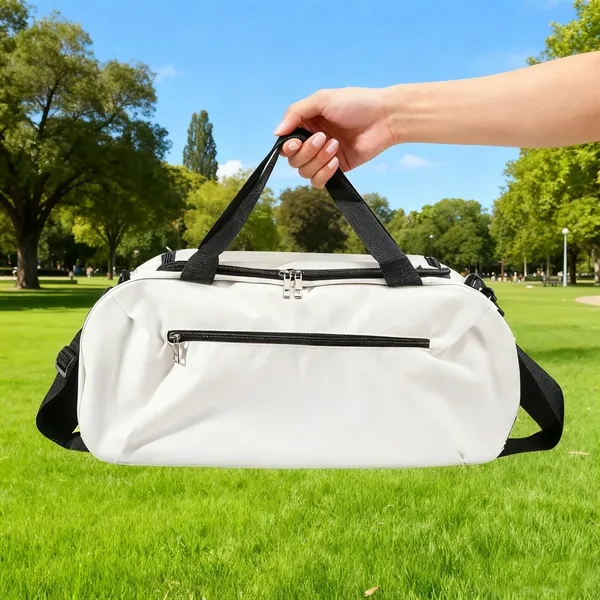 600D Oxford Travel Duffle Bag w/ Shoulder Strap & Handles - 600D Oxford Travel Duffle Bag w/ Shoulder Strap & Handles - Image 3 of 3