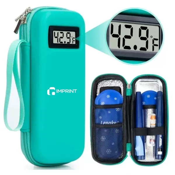 Insulin Cooler Travel Case with thermometer - Insulin Cooler Travel Case with thermometer - Image 1 of 7