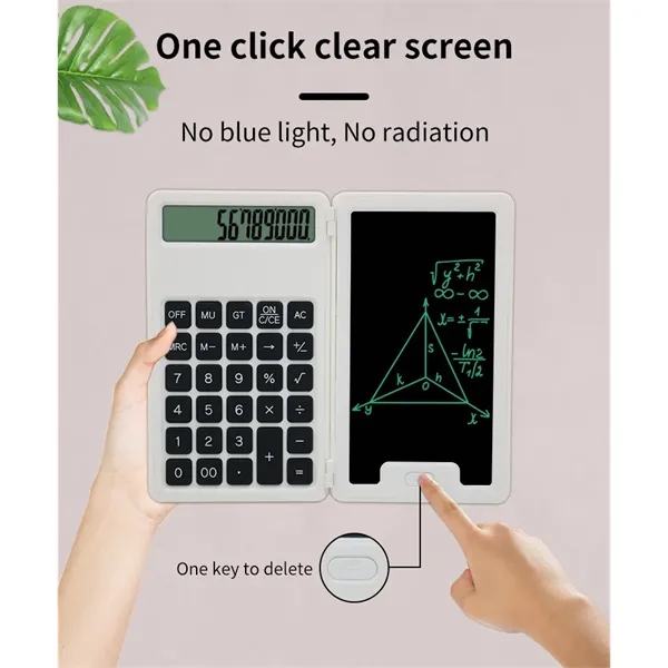 2-in-1 Calculator and LCD Writing Tablet - 2-in-1 Calculator and LCD Writing Tablet - Image 8 of 8