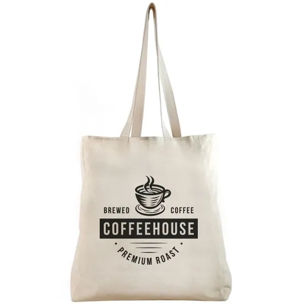 Full Side Gusset Cotton Tote, with Cotton Handles & Liner - Full Side Gusset Cotton Tote, with Cotton Handles & Liner - Image 3 of 4
