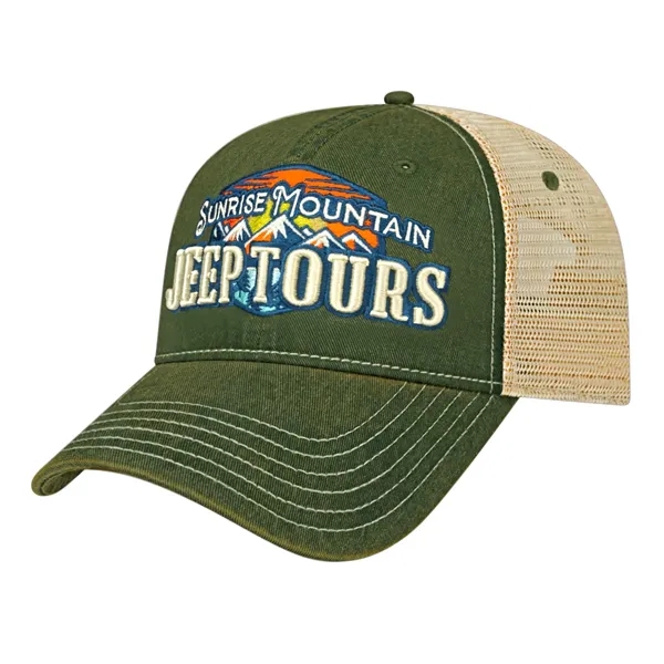 Premium Vintage Washed Mesh Back Cap - Premium Vintage Washed Mesh Back Cap - Image 0 of 6