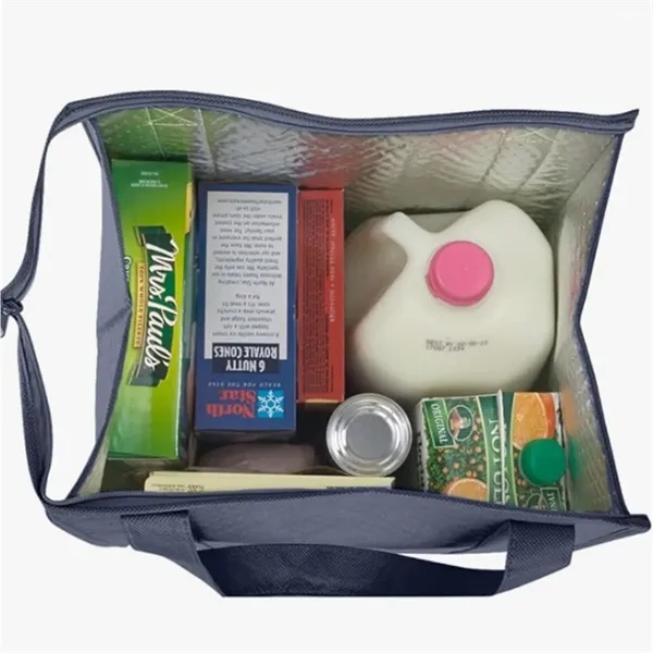 Insulated Cooler Tote Bag for Groceries & Picnic - Insulated Cooler Tote Bag for Groceries & Picnic - Image 3 of 5