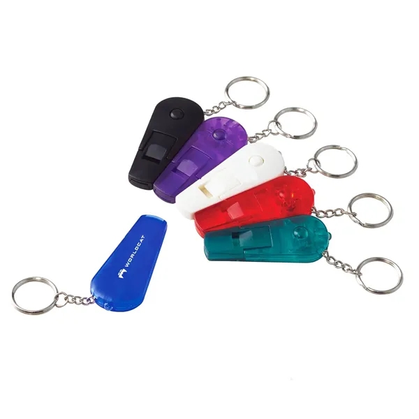 Whistle Keychain with LED