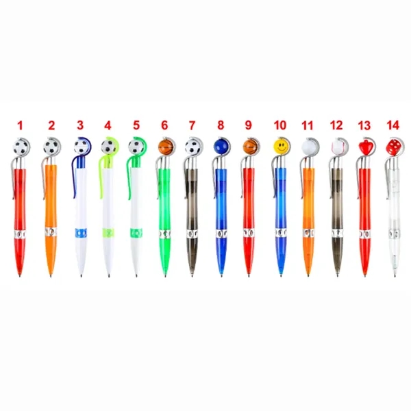 Cool Rotatable Soccer Basketball Shape Sports Ballpoint Pens - Cool Rotatable Soccer Basketball Shape Sports Ballpoint Pens - Image 3 of 3