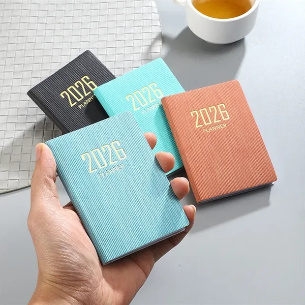 Portable A7 Pocket Planner Pu Cover Daily Notebook Calendar - Portable A7 Pocket Planner Pu Cover Daily Notebook Calendar - Image 0 of 12