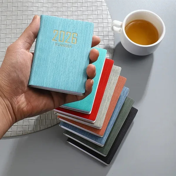 Portable A7 Pocket Planner Pu Cover Daily Notebook Calendar - Portable A7 Pocket Planner Pu Cover Daily Notebook Calendar - Image 2 of 12