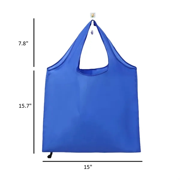 Foldable Polyester Shopping Tote Bag - Foldable Polyester Shopping Tote Bag - Image 1 of 15