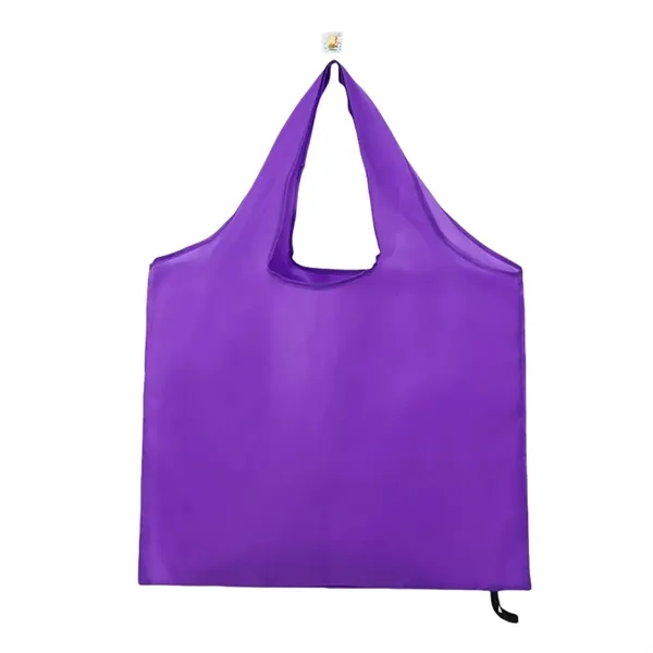 Foldable Polyester Shopping Tote Bag - Foldable Polyester Shopping Tote Bag - Image 7 of 15