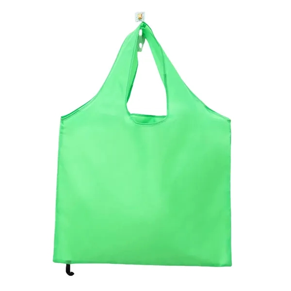 Foldable Polyester Shopping Tote Bag - Foldable Polyester Shopping Tote Bag - Image 12 of 15