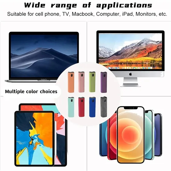 Spray and Wipe Screen Cleaner with Built-in Spray Bottle - Spray and Wipe Screen Cleaner with Built-in Spray Bottle - Image 4 of 14