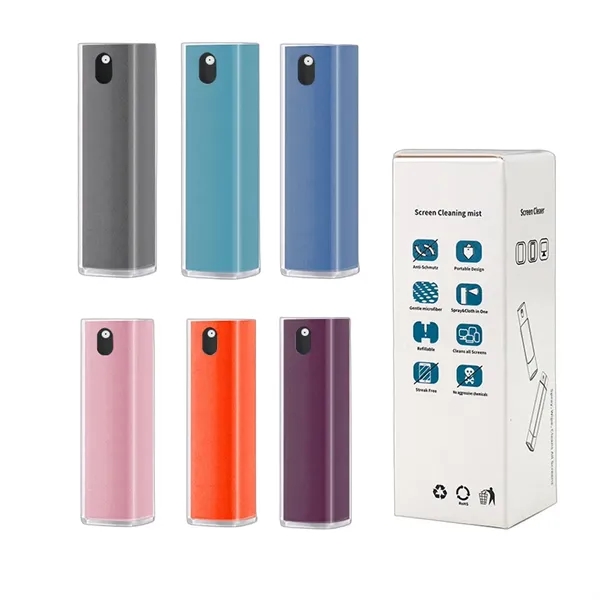 Spray and Wipe Screen Cleaner with Built-in Spray Bottle - Spray and Wipe Screen Cleaner with Built-in Spray Bottle - Image 8 of 14