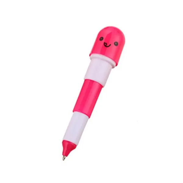Stretch Pill Shaped Ballpoint Pen - Stretch Pill Shaped Ballpoint Pen - Image 1 of 7
