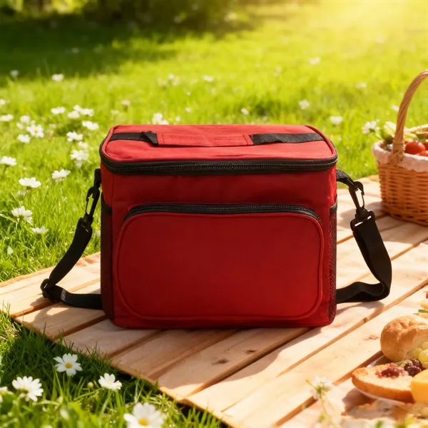 10L Insulated Cooler Bag for Lunch W/ Shoulder Strap&Handles - 10L Insulated Cooler Bag for Lunch W/ Shoulder Strap&Handles - Image 4 of 4