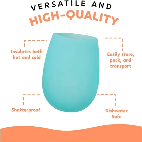 12oz Pastel Silicone Drinkware - 12oz Pastel Silicone Drinkware - Image 4 of 4