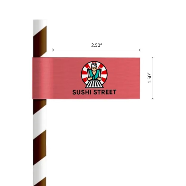 Straw Toothpick Flags Style A - 1.5" x 2.5" - Straw Toothpick Flags Style A - 1.5" x 2.5" - Image 1 of 4