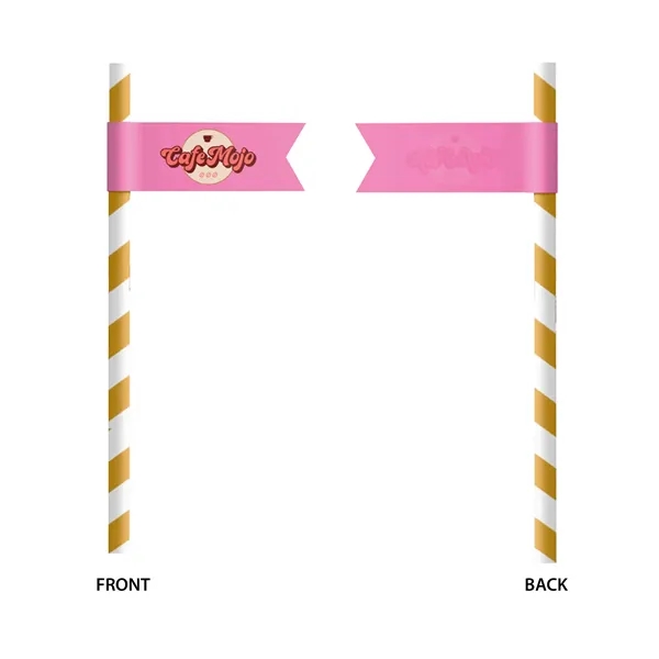Straw Toothpick Flags Style C - 1.2" x 4.5" - Straw Toothpick Flags Style C - 1.2" x 4.5" - Image 2 of 4