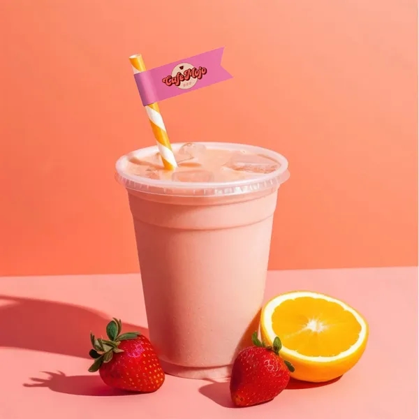 Straw Toothpick Flags Style C - 1.2" x 4.5" - Straw Toothpick Flags Style C - 1.2" x 4.5" - Image 4 of 4