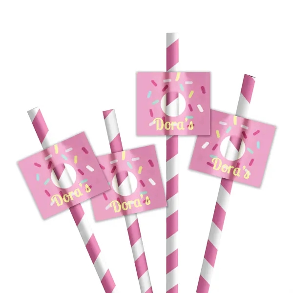 Straw Toothpick Flags Style D - 2.5" x 3" - Straw Toothpick Flags Style D - 2.5" x 3" - Image 0 of 4
