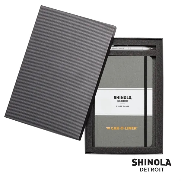 Shinola® HardCover Journal/Clicker Pen Gift Set - (M) - Shinola® HardCover Journal/Clicker Pen Gift Set - (M) - Image 12 of 21