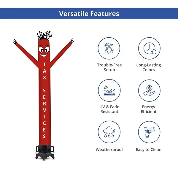 Air Dancer (Tax Services Inflatable Tube Man with Blower) - Air Dancer (Tax Services Inflatable Tube Man with Blower) - Image 2 of 7