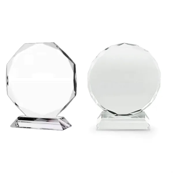 Crystal Transparent Award Trophy - Crystal Transparent Award Trophy - Image 1 of 5
